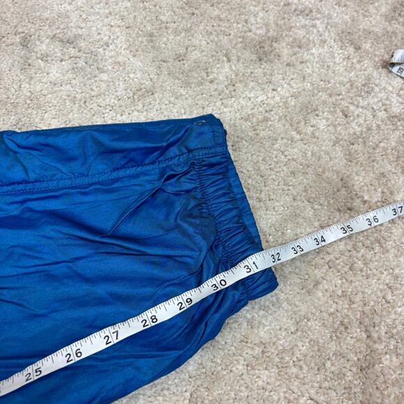 VTG 90s Nike Supreme Court Nylon Track Pants Blue Men's Medium Courier Agassi - Picture 8 of 12